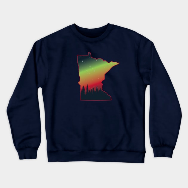 Minnesota Is Home Crewneck Sweatshirt by stayfrostybro